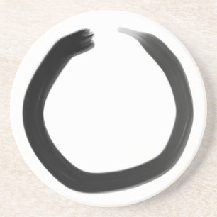 Zen Buddhist Enso Circle Untersetzer