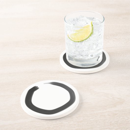 Zen Buddhist Enso Circle Untersetzer (Seite)