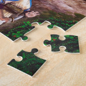 Zen-Buddhist-Tiger und Erdbeere Puzzle (Seite)