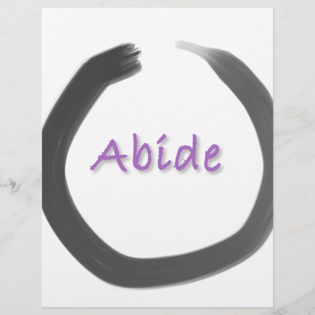 Zen-buddhistische Enso-Zirkel (Vorderseite)