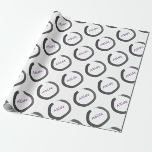 Zen-buddhistische Enso-Zirkel Geschenkpapier