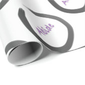 Zen-buddhistische Enso-Zirkel Geschenkpapier (Rolleneckpunkt)