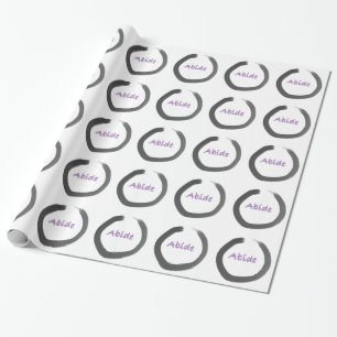 Zen-buddhistische Enso-Zirkel Geschenkpapier