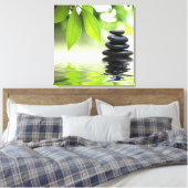 Zen Canvas Print Leinwanddruck (Insitu (Schlafzimmer))