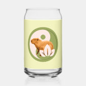 Zen Capybara Yin Yang Dosenglas (Vorderseite)