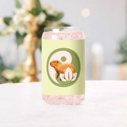 Zen Capybara Yin Yang Dosenglas (Insitu (Hochzeit))