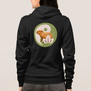 Zen Capybara Yin Yang Friedliche Natur Hoodie