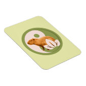 Zen Capybara Yin Yang Friedliche Natur Magnet (Rechte Seite)