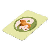 Zen Capybara Yin Yang Friedliche Natur Magnet (Linke Seite)