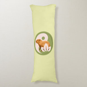Zen Capybara Yin Yang Friedliche Natur Seitenschläferkissen