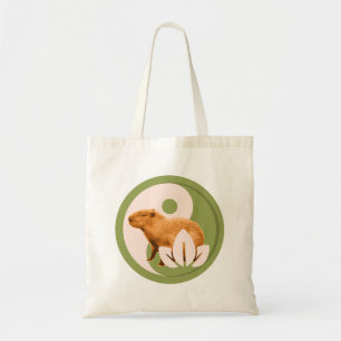 Zen Capybara Yin Yang Friedliche Natur Tragetasche