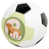 Zen Capybara Yin Yang Fußball (Dreiviertel)