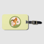 Zen Capybara Yin Yang Gepäckanhänger (Vorderseite (Horizontal))