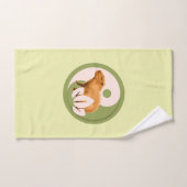 Zen Capybara Yin Yang Handtuch (Handtuch)
