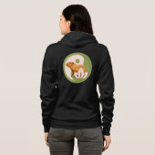 Zen Capybara Yin Yang Hoodie (Schwarz voll)