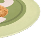 Zen Capybara Yin Yang Schneidebrett (Ecke)