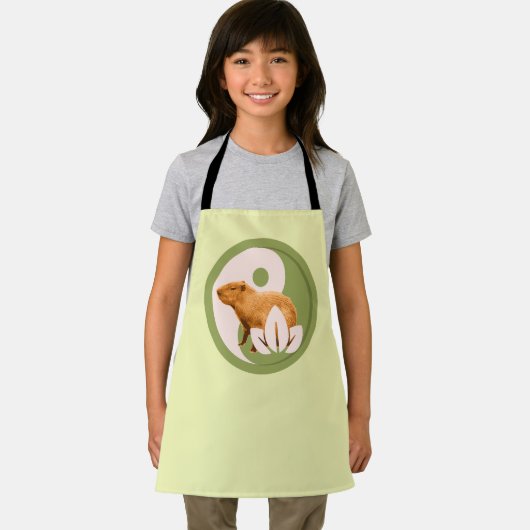 Zen Capybara Yin Yang Schürze (Insitu)