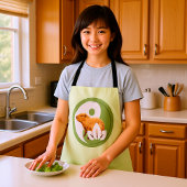 Zen Capybara Yin Yang Schürze