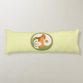 Zen Capybara Yin Yang Seitenschläferkissen (Vorderseite)