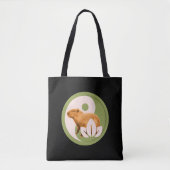 Zen Capybara Yin Yang Tasche (Vorderseite)