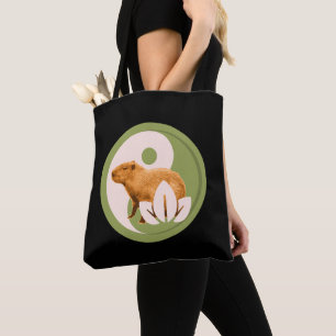 Zen Capybara Yin Yang Tasche