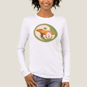 Zen Capybara Yin Yang Tri-Blend Shirt (Vorderseite)