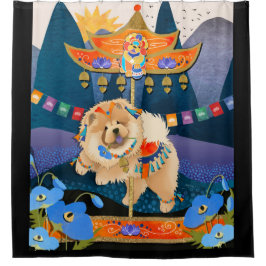 ZEN CARNIVAL Chow-Duschvorhang Duschvorhang