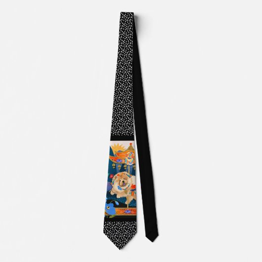 ZEN CARNIVAL Chow-necktie Krawatte (Vorderseite)
