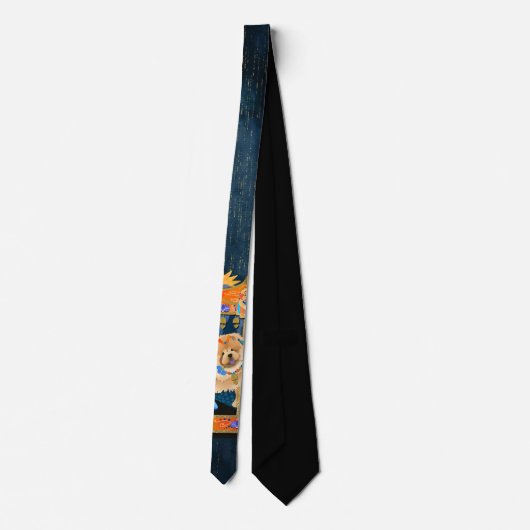 ZEN CARNIVAL Chow-necktie Neck Tie Krawatte (Rückseite)