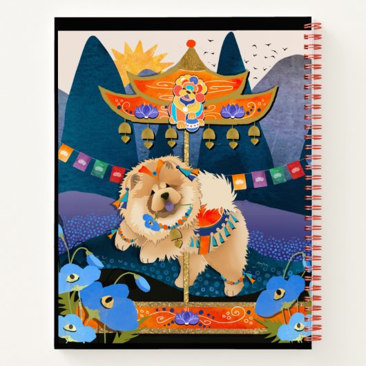 ZEN CARNIVAL Chow - Notebook Notizblock (Rückseite)