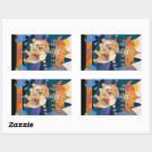 ZEN CARNIVAL Chow RECTANGLE Sticker (Blatt)