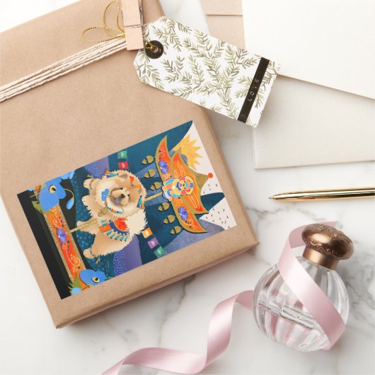 ZEN CARNIVAL Chow RECTANGLE Sticker (Schenken)