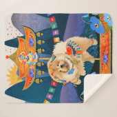 ZEN CARNIVAL Chow - Sherpa Decke 3 Größen Sherpadecke (Vorderseite (Horizontal))