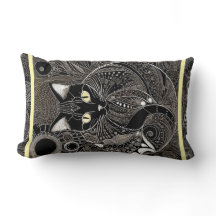 Zen Cat Companion, New Moon Yellow Strip