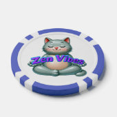 Zen Cat Karten Pokerchips (Einzeln)