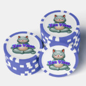 Zen Cat Karten Pokerchips (Stapel)