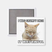 Zen Cat Magnet (Vorderseite/Rückseite)