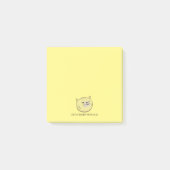 Zen Cat Magnetic Notepad Post-it Klebezettel (Vorderseite)