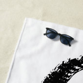 Zen Cat Vibes Beach Handtuch (Beispiel)