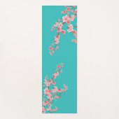 Zen Cherry Blossom Watercolor Yoga Mat Yogamatte (Vorderseite)