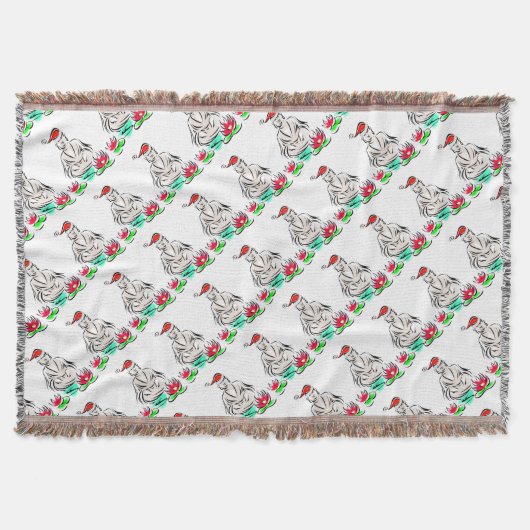 Zen Christmas Designs Decke (Vorderseite)