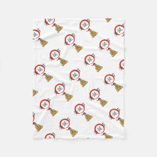 Zen Christmas Designs Fleecedecke (Vorderseite)