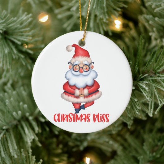 Zen Christmas Santa Ornament (Baum)