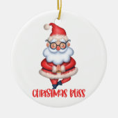 Zen Christmas Santa Ornament (Vorne)