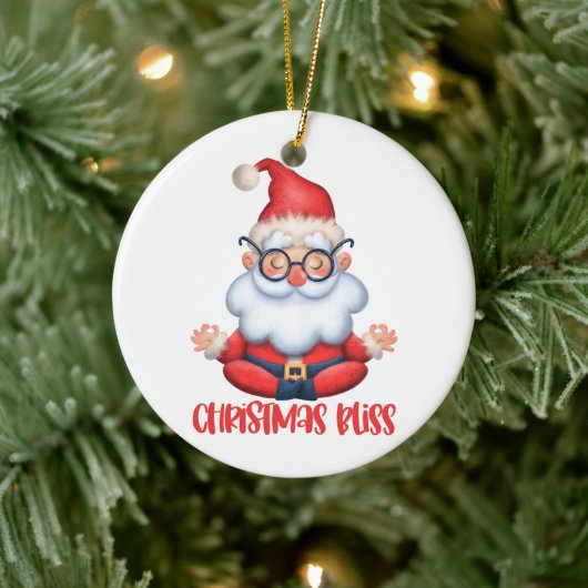 Zen Christmas Santa Ornament (Baum)