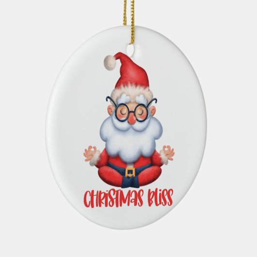 Zen Christmas Santa Ornament (Rechts)