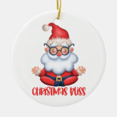 Zen Christmas Santa Ornament (Vorne)