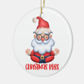 Zen Christmas Santa Ornament (Links)