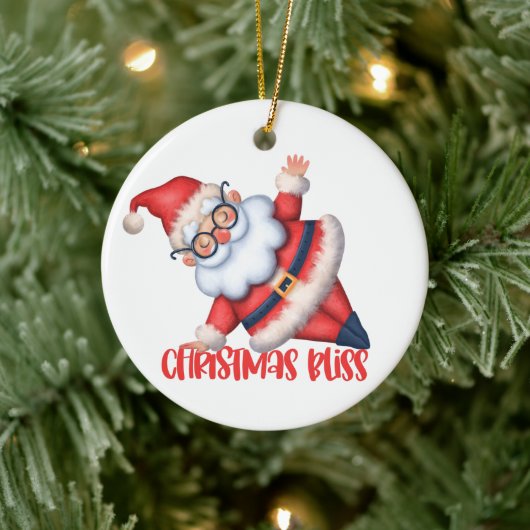 Zen Christmas Santa Ornament (Baum)