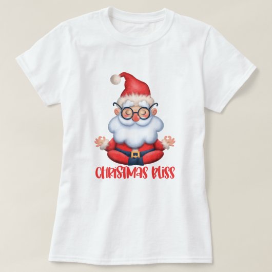 Zen Christmas Santa T - Shirt (Design vorne)